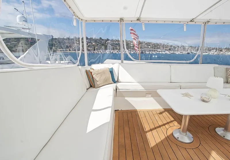 Slide: The Image of Hatteras Cockpit Motor Yacht 1993 - 93