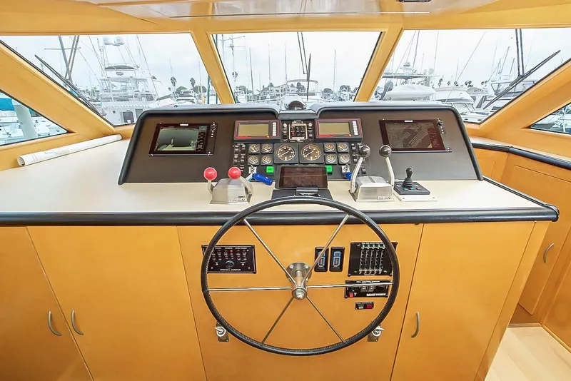 Slide: The Image of Hatteras Cockpit Motor Yacht 1993 - 65