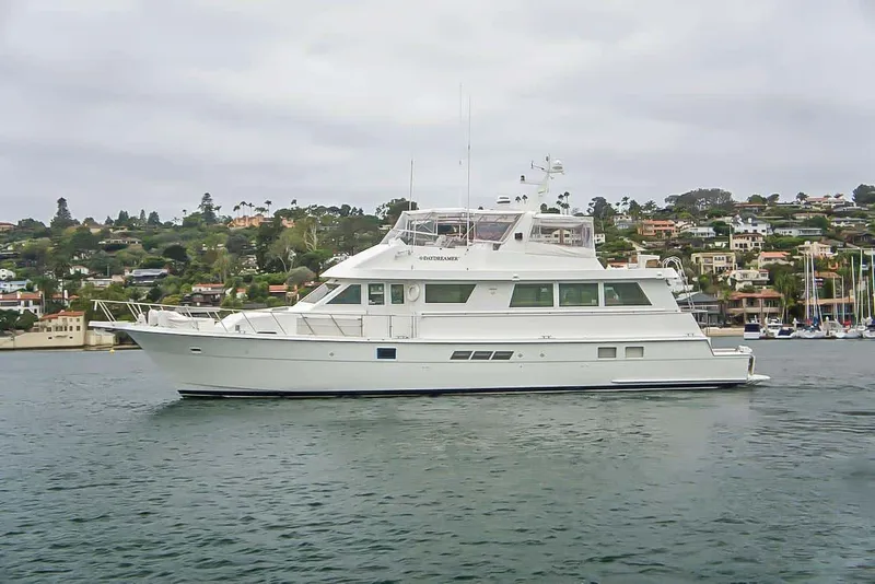 Slide: The Image of Hatteras Cockpit Motor Yacht 1993 - 100