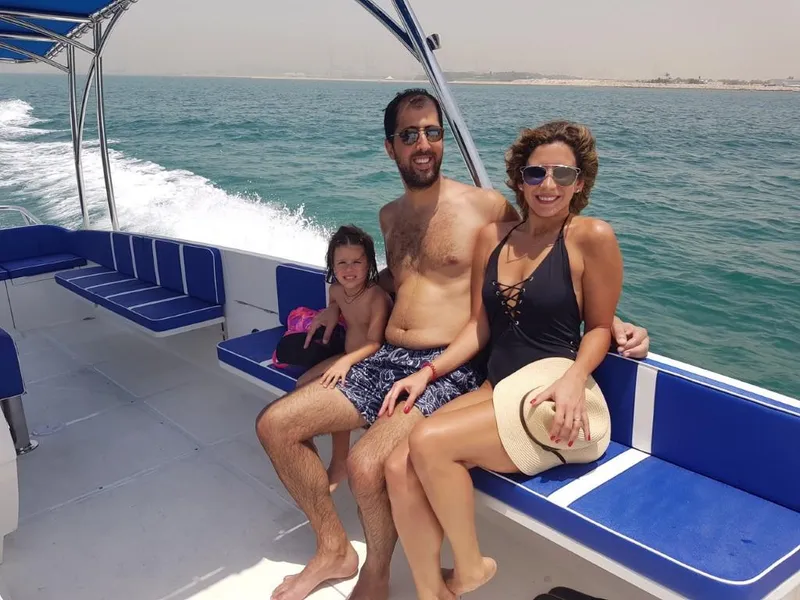 Slide: The Image of Family enjoying a ride on a 2022 Ocean Craft Marine Beachlander 8.75 boat. - 26