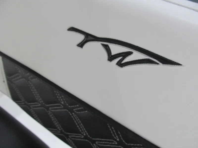 Slide: The Image of Tidewater 210 LXF 2022 boat interior with logo detail. - 14