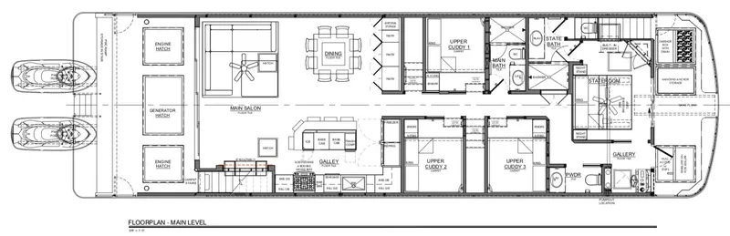 Slide: The Image of Floor plan of Adonia Melody Share #12, 2021 model, showcasing main level layout. - 3