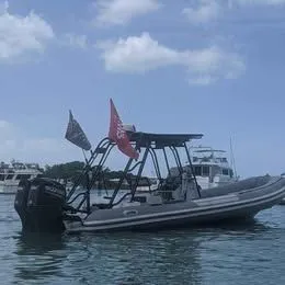 Slide: The Image of Storage compartment of Nautica WIDE BODY boat with ropes and anchor. - 5