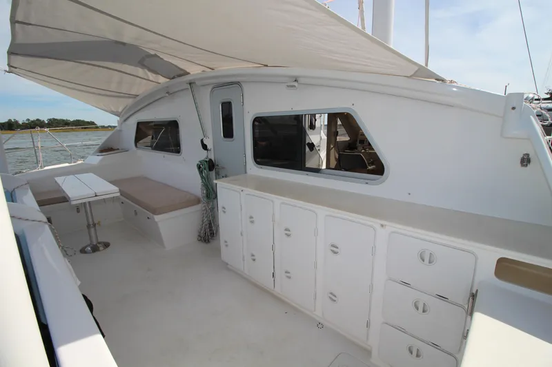 Slide: The Image of Aft Deck storage for tools, parts, fishing gear, etc. - 20