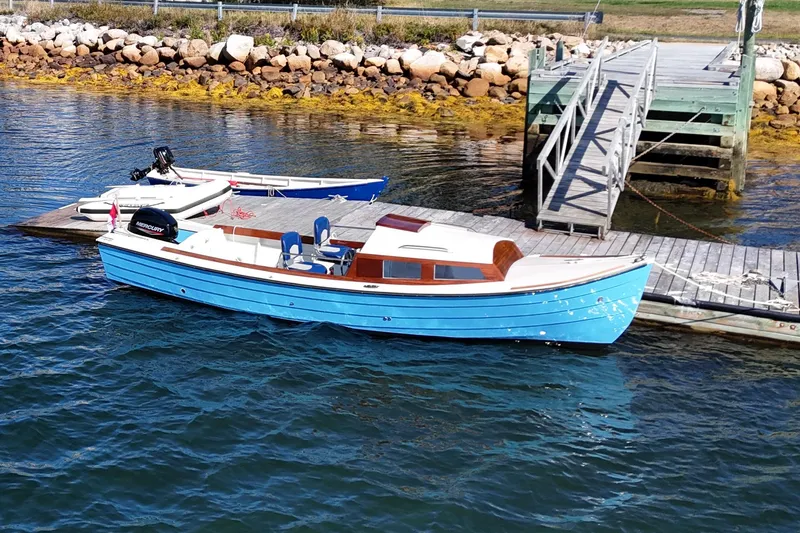 Slide: The Image of Custom Ninigret 22 OB Skiff 2025 - 1