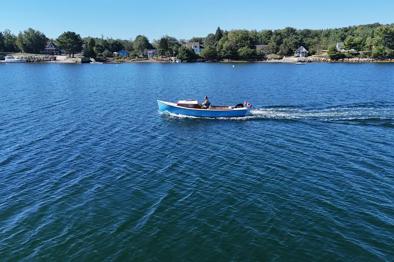 Slide: The Image of Custom Ninigret 22 OB Skiff 2025 - 10