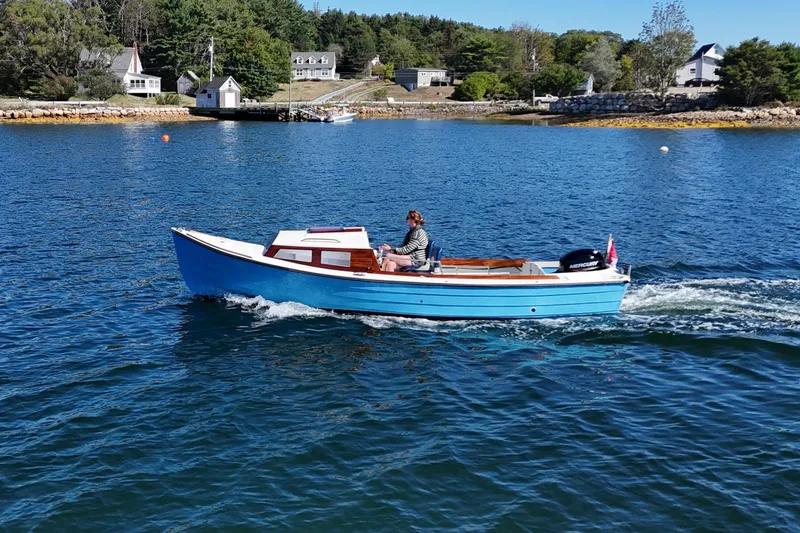 Slide: The Image of Custom Ninigret 22 OB Skiff 2025 - 11