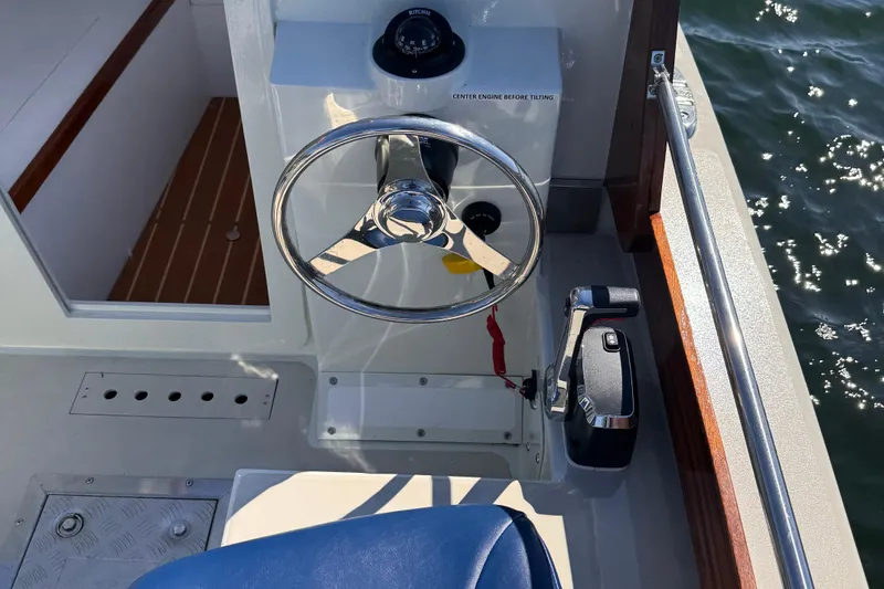 Slide: The Image of Custom Ninigret 22 OB Skiff 2025 - 38