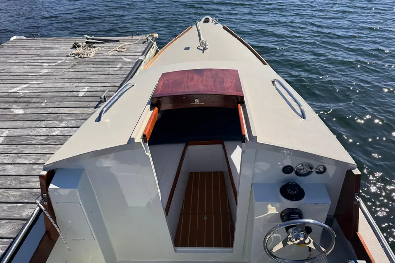 Slide: The Image of Custom Ninigret 22 OB Skiff 2025 - 40