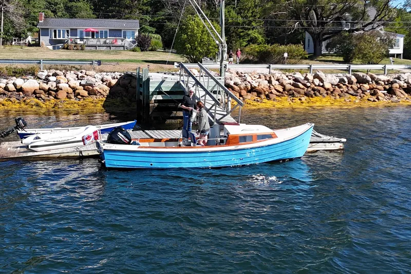 Slide: The Image of Custom Ninigret 22 OB Skiff 2025 - 6