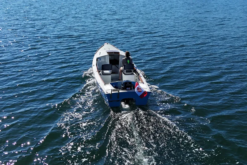 Slide: The Image of Custom Ninigret 22 OB Skiff 2025 - 8