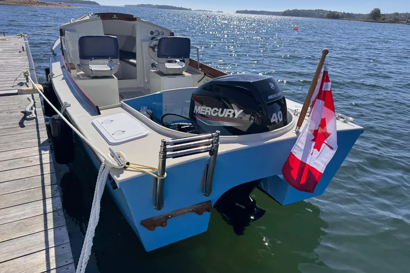 Slide: The Image of Custom Ninigret 22 OB Skiff 2025 - 21