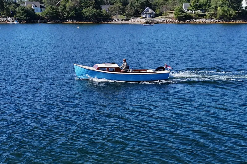 Slide: The Image of Custom Ninigret 22 OB Skiff 2025 - 9