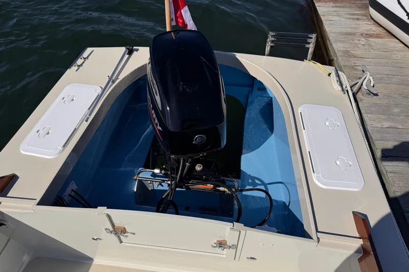 Slide: The Image of Custom Ninigret 22 OB Skiff 2025 - 35