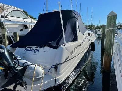 The Image of 2005 Sea Ray 340 Sundancer docked at marina. - 0