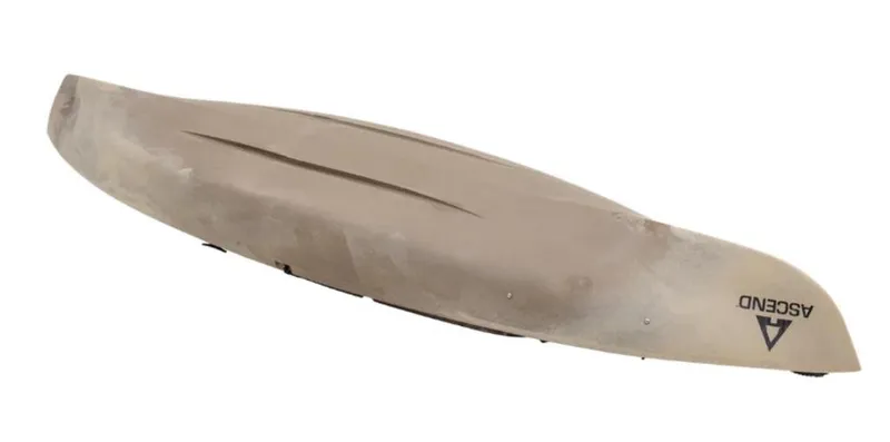Slide: The Image of 2021 Ascend FS10 Sit-In kayak, bottom view. - 4