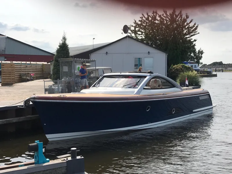 Slide: The Image of 2025 Keizer 42 luxury yacht docked at marina. - 33