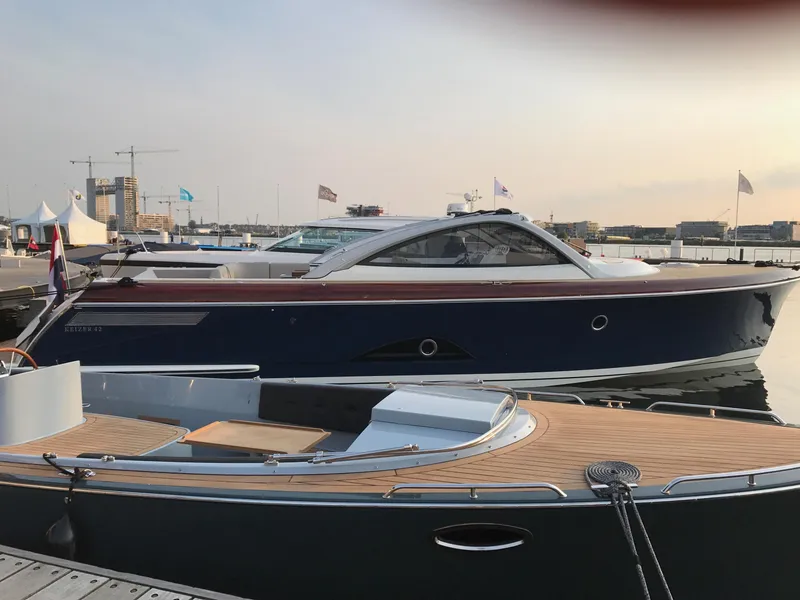 Slide: The Image of 2025 Keizer 42 luxury yacht docked at marina. - 35