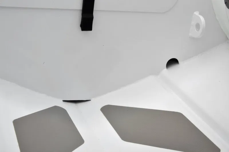 Slide: The Image of Close-up of the interior of a 2022 ZAR Mini RIB 8 HDL boat. - 3