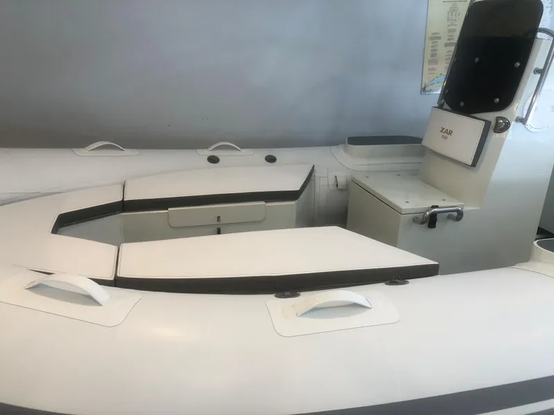 Slide: The Image of 2022 ZAR Mini RIB 15 HDL Tender 60 Hp inflatable boat interior. - 3