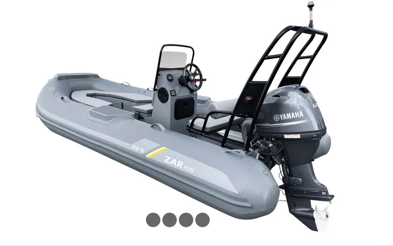 Slide: The Image of 2022 ZAR Mini RIB 15 HDL Tender with 60 Hp Yamaha engine. - 7