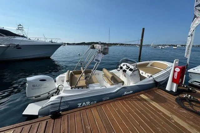 The Image of 2023 Zar Formenti Zar 65 boat docked, featuring sleek design and modern amenities. - 0
