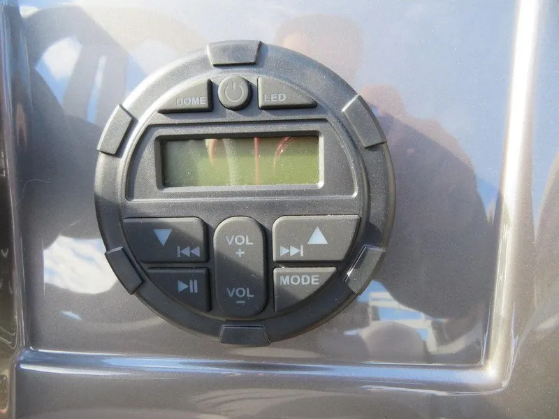 Slide: The Image of Control panel of 2022 Coach Pontoons 241 RFC boat. - 28