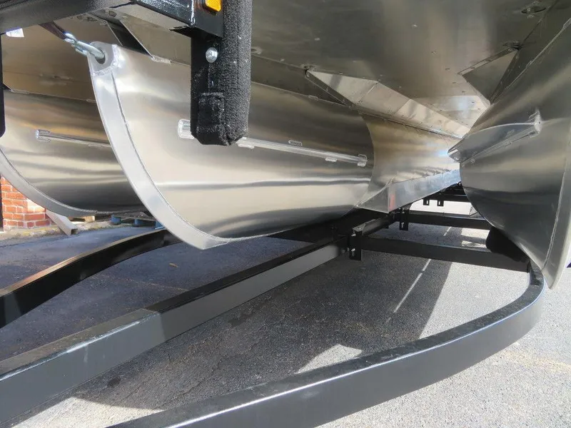 Slide: The Image of 2022 Coach Pontoons 241 RFC undercarriage and pontoons on trailer. - 8