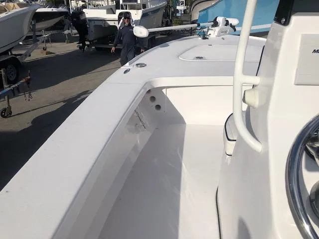 Slide: The Image of Piranha Alem F2000 boat, 2022 model, at a boatyard. - 11