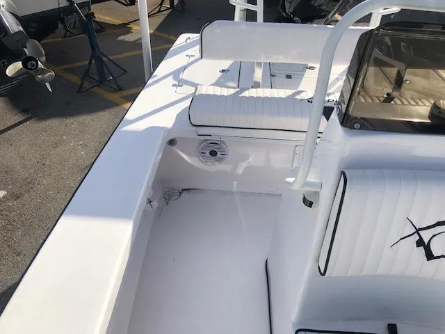 Slide: The Image of Interior of a 2022 Piranha Alem F2000 boat. - 16