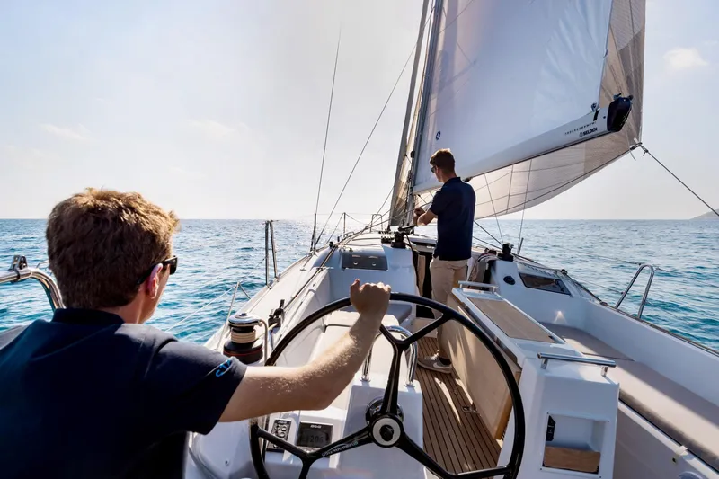 Slide: The Image of 2022 Beneteau Oceanis 34.1 - Helm station - 8