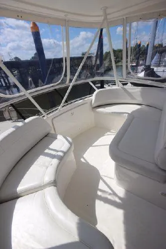 Slide: The Image of Interior of 2001 Silverton 42 Convertible yacht. - 18