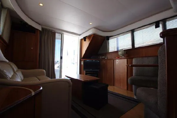 Slide: The Image of Interior of the 2001 Silverton 42 Convertible yacht. - 47