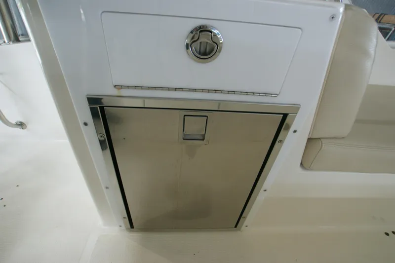 Slide: The Image of Stainless steel cabinet on 2000 Riviera 48 Convertible yacht. - 11