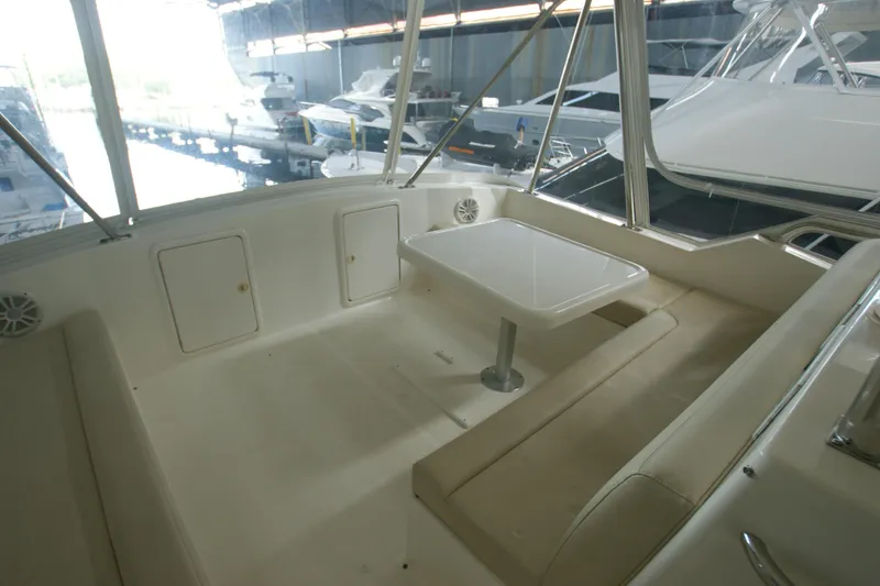 Slide: The Image of Interior of a 2000 Riviera 48 Convertible yacht. - 9