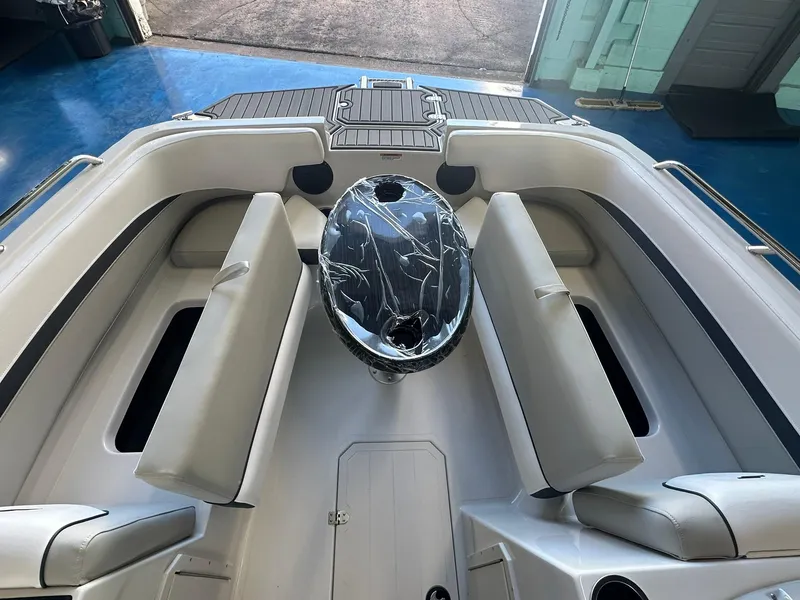 Slide: The Image of Open storage compartment on 2026 Starcraft SVX 191 OB boat. - 20