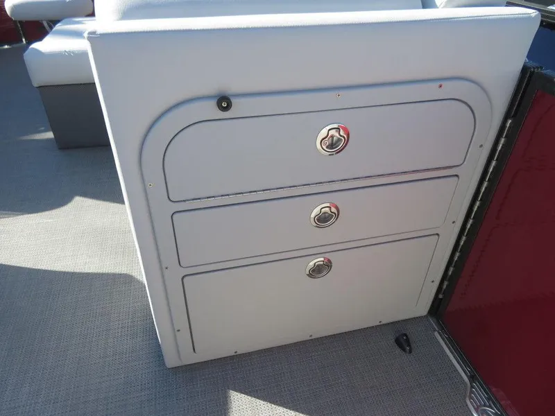 Slide: The Image of 2022 Crest Classic Fish 200 SF boat storage drawers. - 9