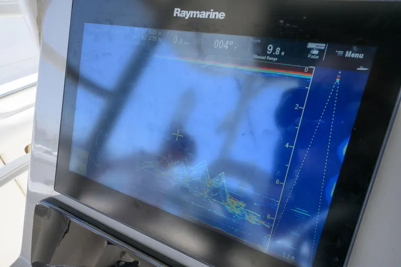 Slide: The Image of Raymarine display on 2016 Boston Whaler 350 Outrage. - 19