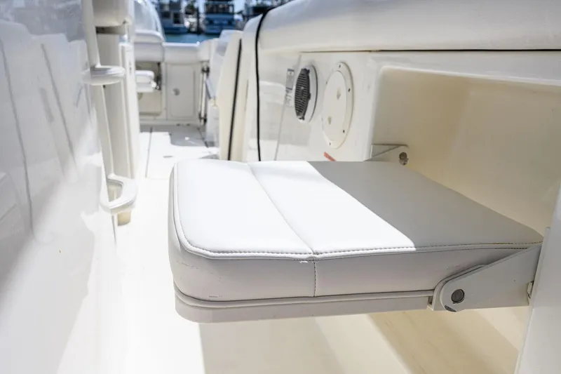 Slide: The Image of Folding seat on Boston Whaler 350 Outrage, 2016 model. - 24