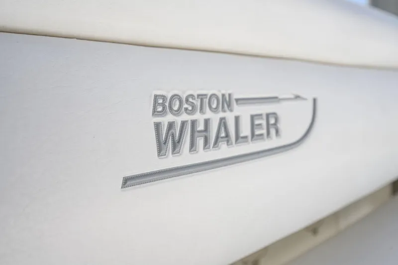 Slide: The Image of Logo of the 2016 Boston Whaler 350 Outrage. - 46