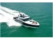 Slide: The Image of 2024 Formula 500 Super Sport Crossover cruising on open water. - 6