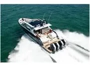 Slide: The Image of 2024 Formula 500 Super Sport Crossover cruising on open water, showcasing powerful engines. - 7