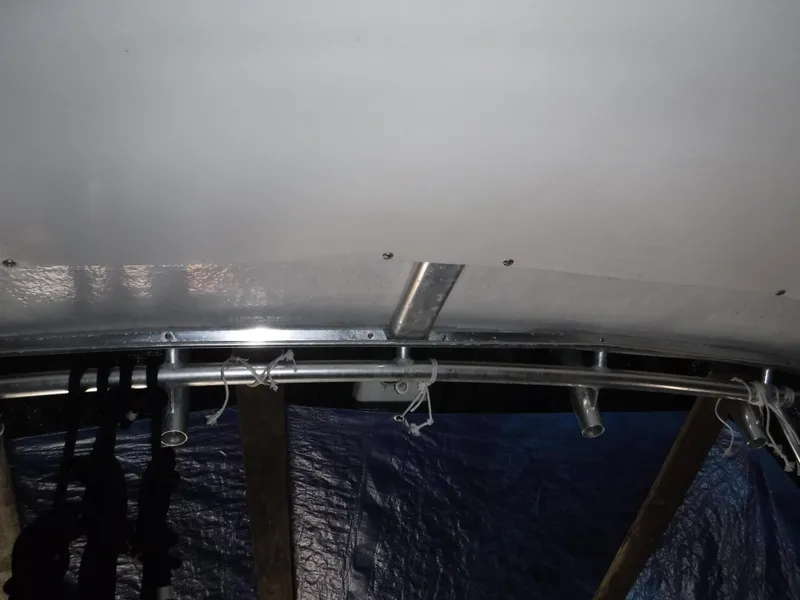 Slide: The Image of Interior view of a 1978 Fortier 26 boat. - 8