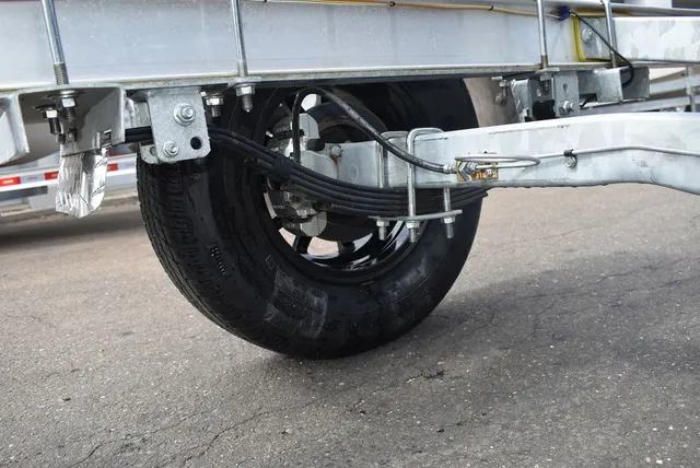 Slide: The Image of Yacht Club Trailers 19-30 Aluminum Single Axle Bunk Boat Trailer 2026 - 5
