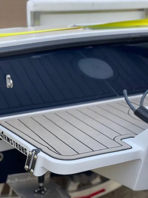 Slide: The Image of 2022 NorthCoast 235 HT boat with Armstrong swim platform detail. - 4