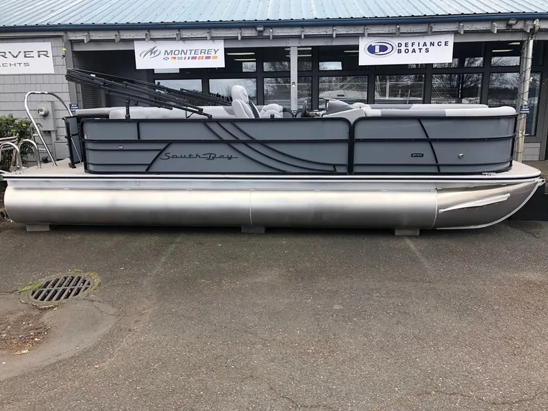 Slide: The Image of Outboard motor of a 2022 South Bay S224CR 2.75 boat. - 1