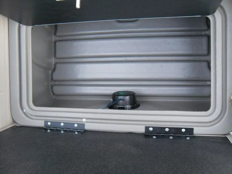 Slide: The Image of Storage compartment of 2023 Sun Tracker PARTY BARGE® 22 XP3 pontoon boat. - 35