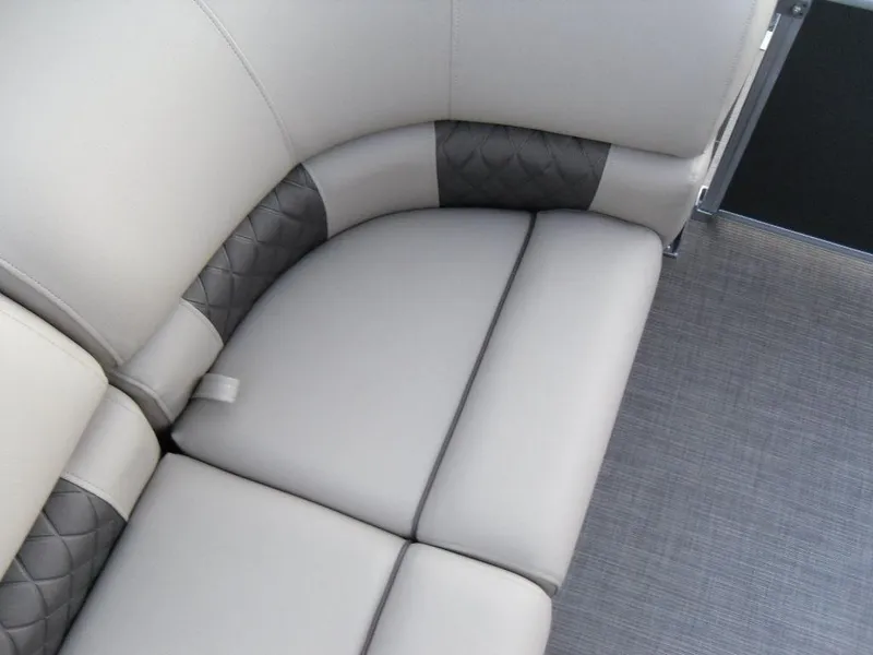 Slide: The Image of 2023 Sun Tracker PARTY BARGE® 22 XP3 corner seating with quilted accents. - 41