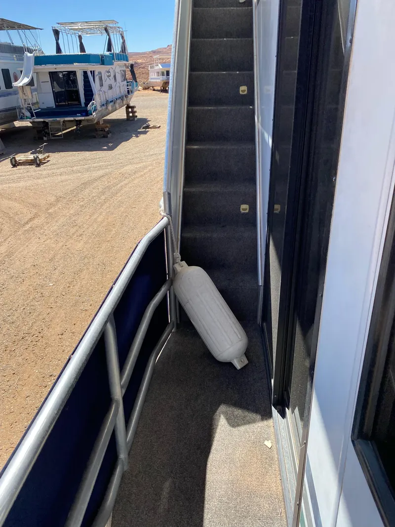 Slide: The Image of 2001 Stardust Cruisers Summer Dreamin' Trip 37 and 38, exterior stairs and deck view. - 31