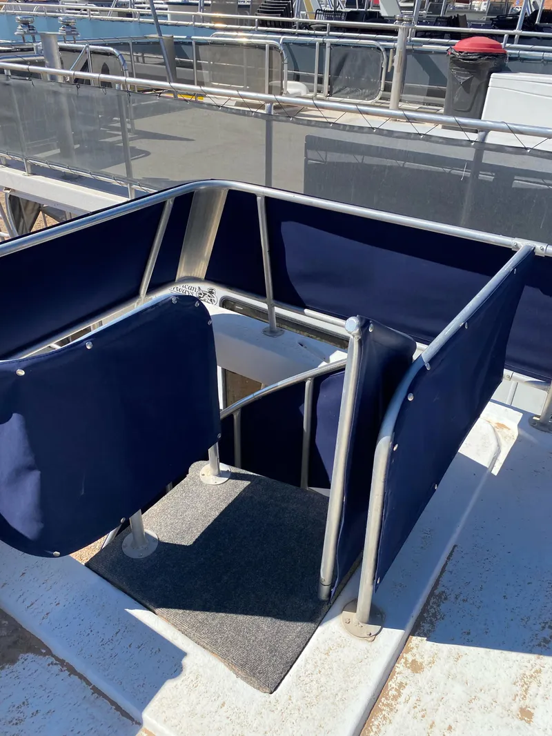 Slide: The Image of Staircase on 2001 Stardust Cruisers Summer Dreamin' Trip 37 and 38 boat deck. - 40